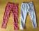 2 pary legginsów i 2 pary rajstop 110 cm