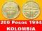 KOLUMBIA, 200 Pesos 1994