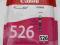 ORYGINALNY TUSZ CANON 526 MAGENTA CLI-526M
