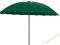 PARASOL OGRODOWY 2,5M FIBERGLASS POCHYLNY ZIELONY