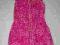 Y.D. cudna różowa sukieneczka w mewy ideał 158 cm.