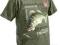 T-shirt koszulka DRAGON Sandacz M, kolor olive