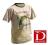 T-shirt koszulka DRAGON Dorsz M, kolor sand