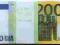 200 EURO BANKNOTY NOWE PACZKA