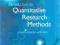 INTRODUCTION TO QUANTITATIVE RESEARCH METHODS