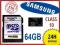 KARTA SDXC 64GB MICRO SD CLASS 10 INFINITY FULL HD