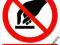 Znak płyta 210x297 mm: zakaz, zakazu - NIE DOTYKAĆ