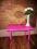 Toaletka różowa, stolik ludwik retro