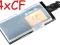 Etui Vanguard na karty pamięci 4xCF Compact Flash