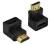 Adapter HDMI M/F 90* AK-AD-01