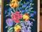 OBRAZ TKANY - KWIATY