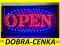TABLICA LED NEON PANEL REKLAMA OTWARTE 24H OPEN !!