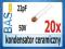 Kondensator ceramiczny 22pF _ 50V _ kpl=20szt