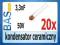 Kondensator ceramiczny 3,3nF _ 50V _ kpl=20szt