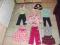 Zestaw ubrań dla dziewczynki 110cm