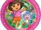 Talerzyki papierowe Dora Adventures10szt 19,5cm