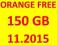 INTERNET LTE ORANGE - 150 GB 11.2015 POLECAM BCM
