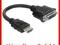 ADAPTER HDMI(M)-|}DVI-D(F)(24+1) DUAL LINK DELOCK