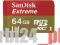 Sandisk micro SDXC EXTREME 64GB 60 MB/s CLASS 10