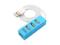 hub USB 2.0 x4 pasywny Unitek Y-2140 niebieski