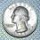 QUARTER DOLLAR 1985r