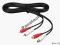 Przedłużacz 2 RCA wt - 2 RCA gn  2,5m EkranThomson