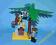 LEGO PIRATES Skrytka Pirata małpka palma skrzynia