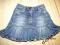 ELSY JEANSOWA SPÓDNICZKA DLA MODNISI 6-8 LAT