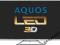 Sharp Aquos LED 3D 39LE751V 39' 1920x1080 HDMI USB