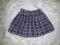 M&amp;CO SZARO FIOLETOWA SPÓDNICA W KRATKĘ 122
