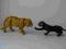 figurki zwierząt tygrys i puma