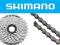 SHIMANO CS HG41 KASETA+CN HG40 ŁAŃCUCH ZESTAW 8 RZ