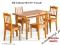 ZESTAW KUCHENNY krzesła stół drewniane do jadalni