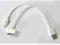 APPLE IPHONE IPAD KABEL USB PODWÓJNY MICRO BIAŁY APPLE IPHONE IPAD KABEL USB PODWÓJNY MICRO BIAŁY