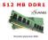 Pamięć DDR 512 MB PC-2100 266 MHz Każda Płyta FVAT