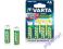 4 x Akumulatorki POWER ACCUS R2U AA 2400 mAh VARTA