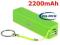 POWER BANK 2200mAh bateria zewnętrzna ŁADOWARKA