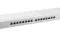 Patch panel 16 port 1U kat.5e ekranowany szary