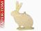 zawieszka ozdoba dekoracja Wielkanoc zając królik