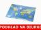 ___ PODKŁAD __ MAPA ŚWIATA __ ESSELTE __ 540x410mm