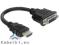 Adapter HDMI wtyk - DVI gniazdo na kablu 65327