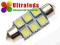 Rurka 36mm C5W C10W 6 x LED SMD 5050 Ultra mocna