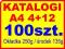 DRUK KATALOGÓW KATALOGI 4+12 100 sztuk