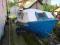 Łódz wędkarska wiosłowo-motorowa kabinowa