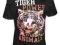 ŚWIETNY czarny t-shirt TIGER chłopak 158 cm