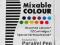 Naboje do piór PILOT Parallel Pen - mix kolorów