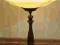 STARA DREWNIANA LAMPA GABINETOWA ART DECO !