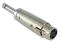 Adapter przejściówka JACK6.3/wt-XLR/gn DELOCK