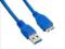 4world Kabel USB 3.0 AM- Micro BM 4.0m|niebieski