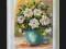 Obraz obrazy olejne kwiaty wazon z kwiatami / Buki